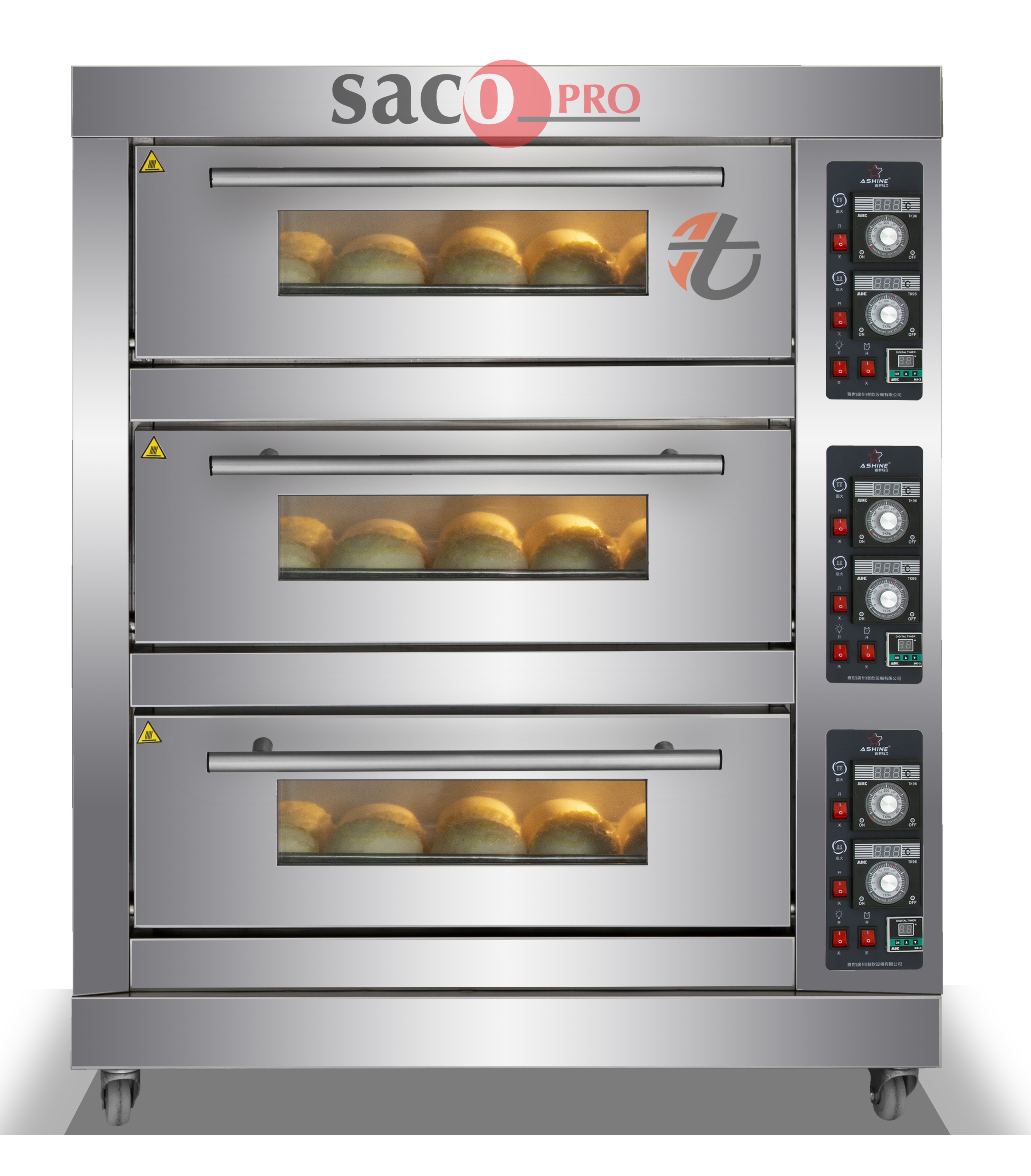 3 Deck Gas/Electric Baking Oven